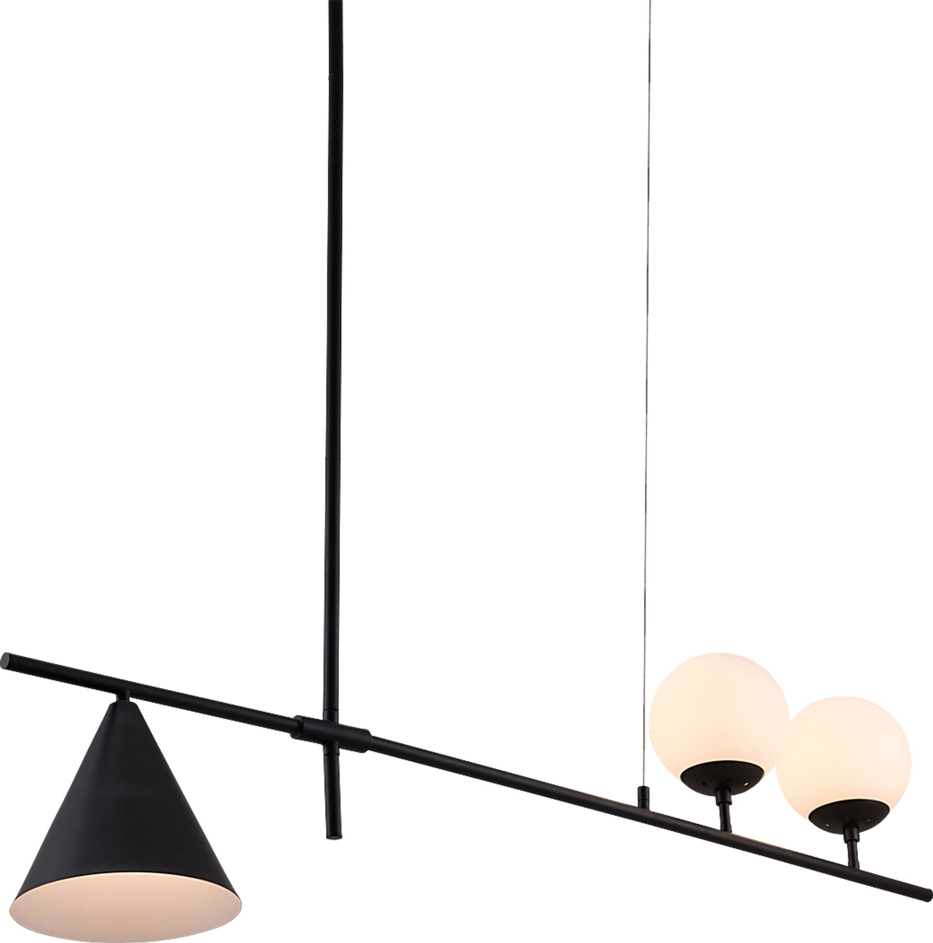 Ash Alley Black Chandelier - Image 1