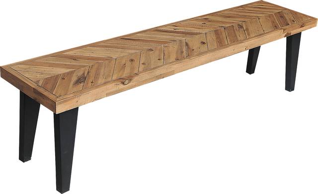 Ash Grove Brown Bench - Thumbnail - Image 1