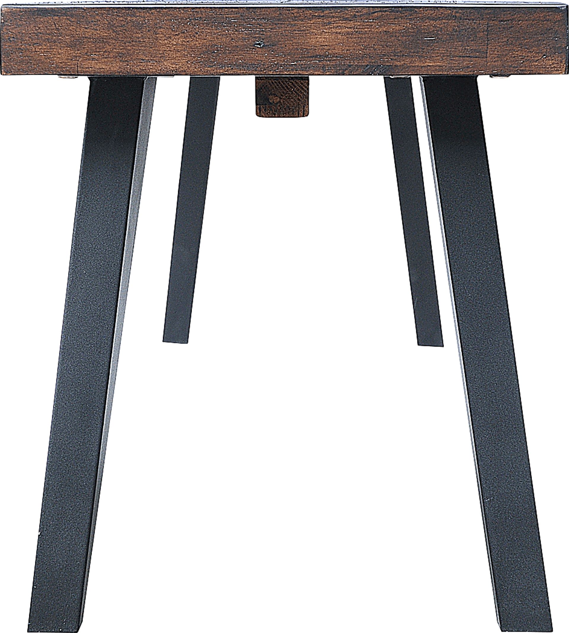 Ash Grove Dark Brown Bench - Image 2