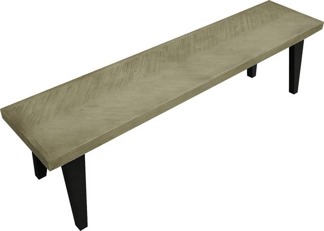 Ash Grove Gray Bench - Thumbnail - Image 1