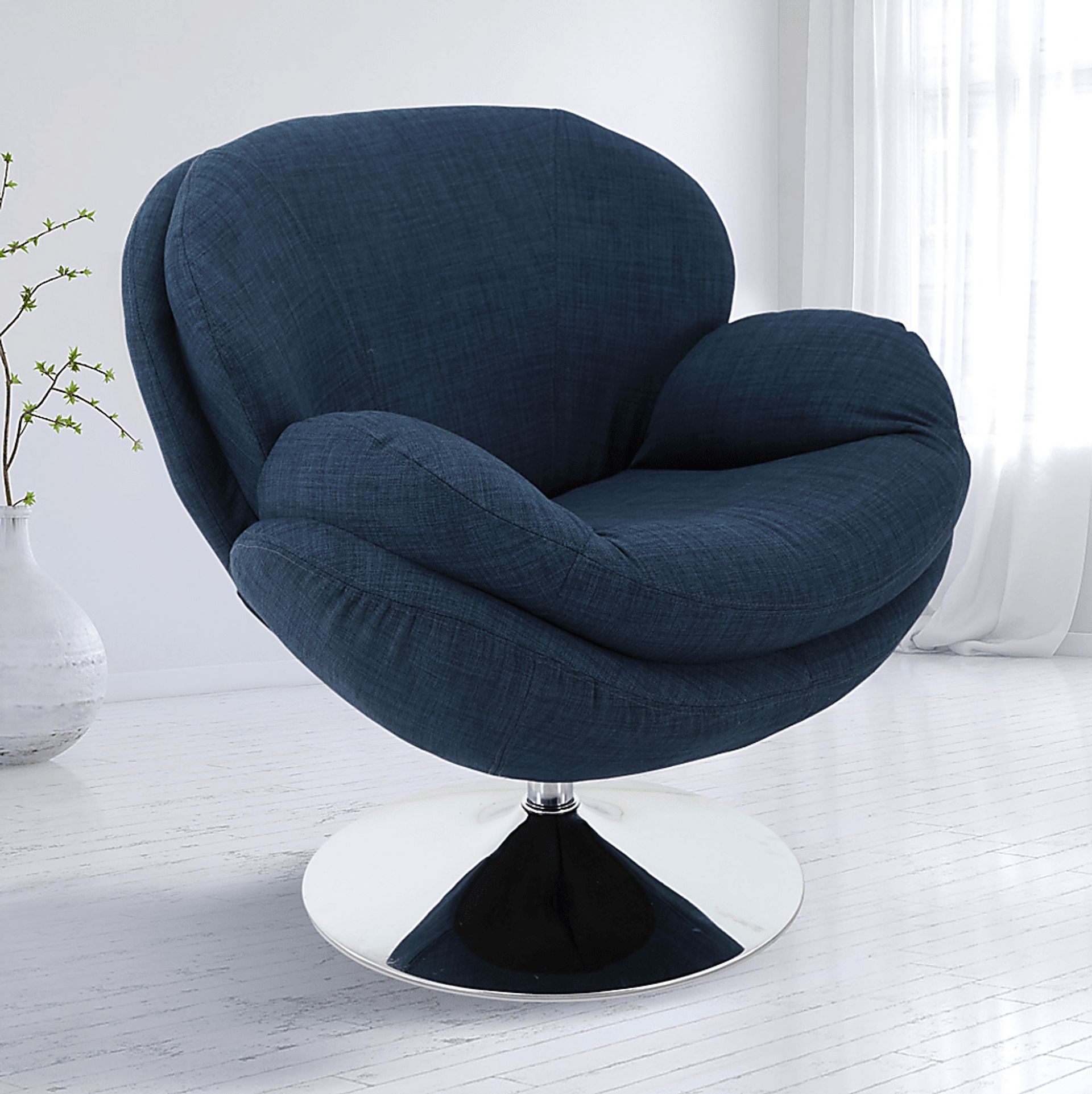 Ashbrook Blue Accent Chair - Image 3
