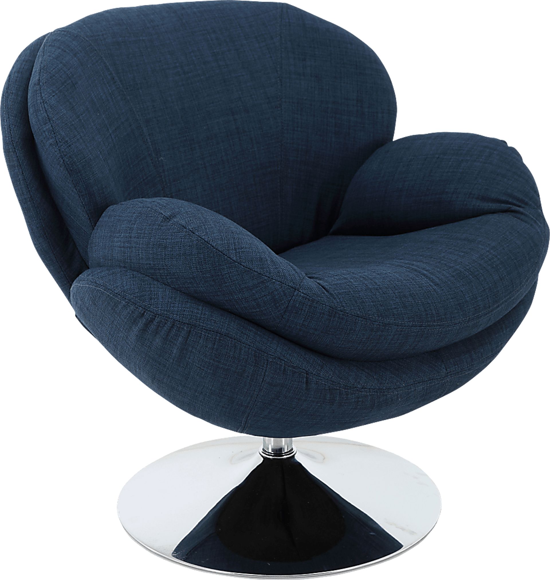 Ashbrook Blue Accent Swivel Chair - Image 1