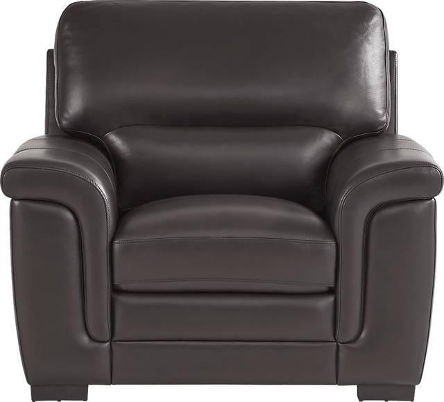 Ashbury Place Brown Leather 7 Pc Living Room with Gel Foam Sleeper Sofa - Thumbnail - Image 6
