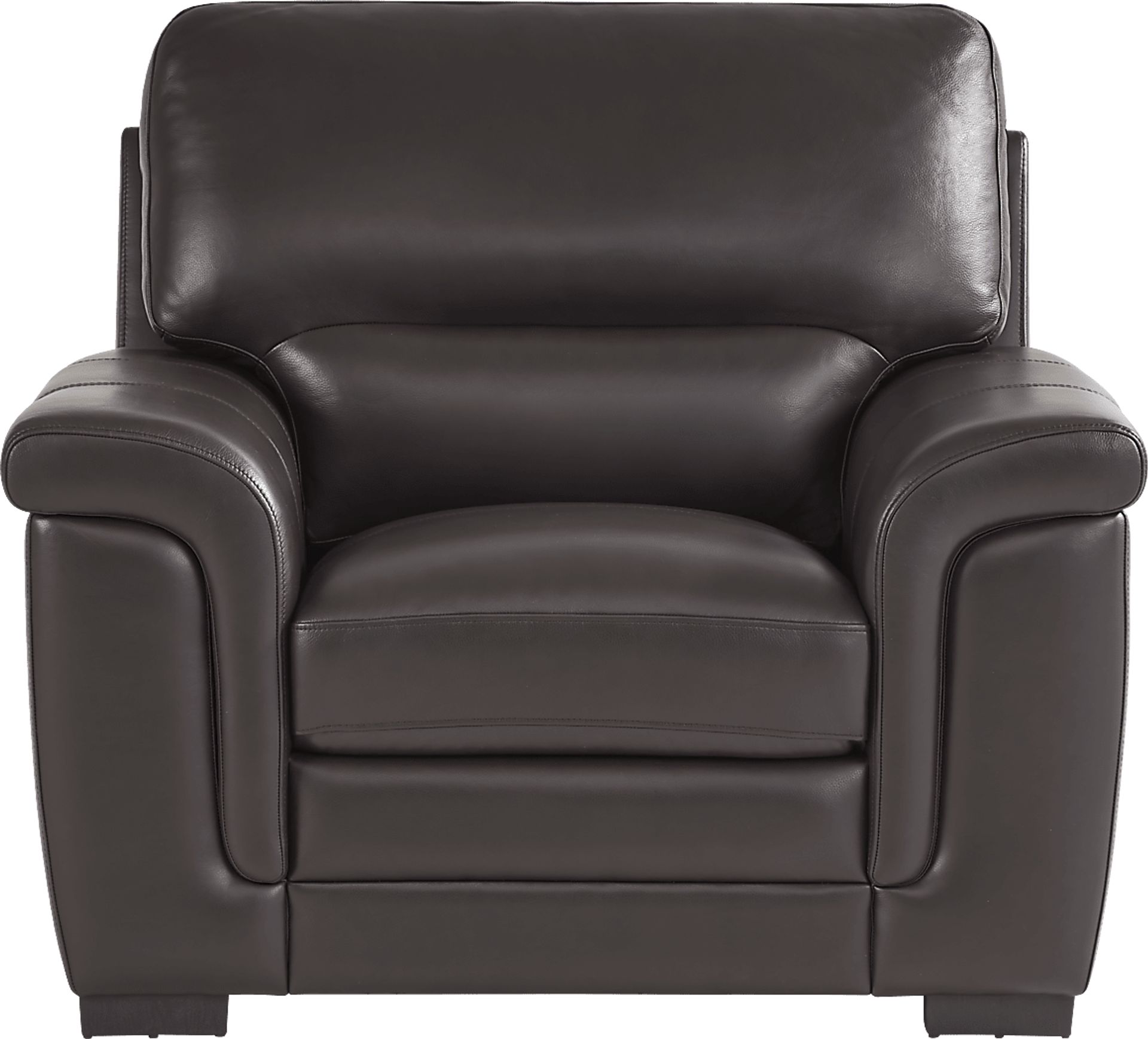 Ashbury Place Brown Leather 7 Pc Living Room with Sleeper Sofa - Image 6