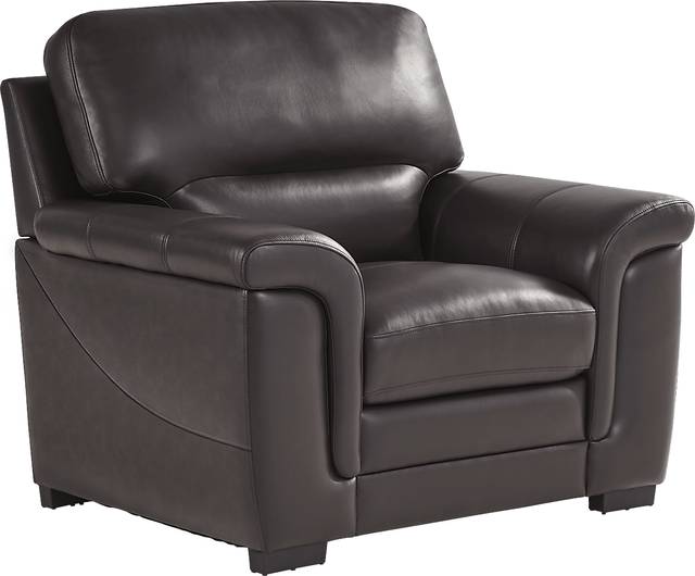 Ashbury Place Brown Leather 7 Pc Living Room with Gel Foam Sleeper Sofa - Thumbnail - Image 5