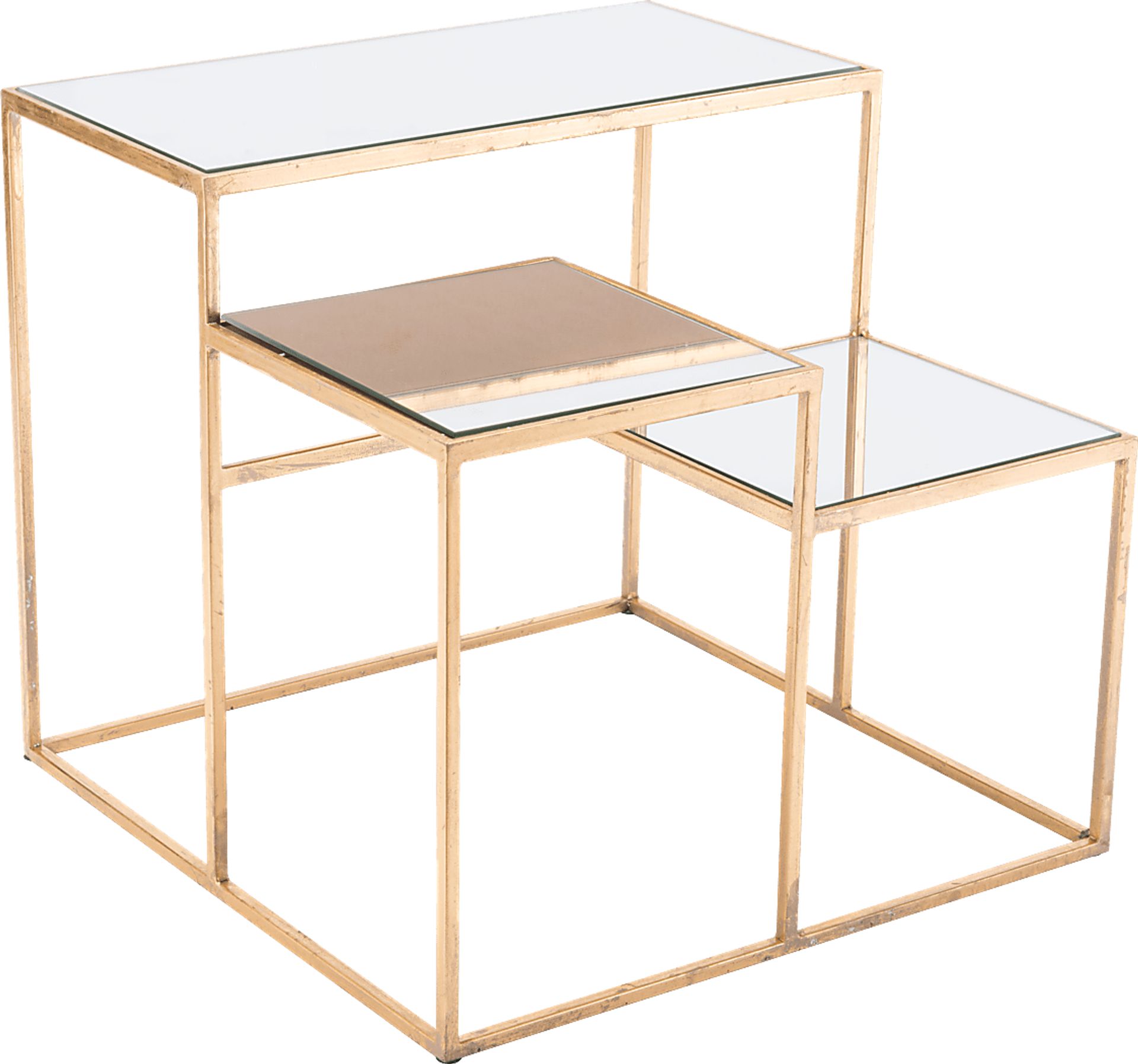 Ashcott Court Gold End Table - Image 1