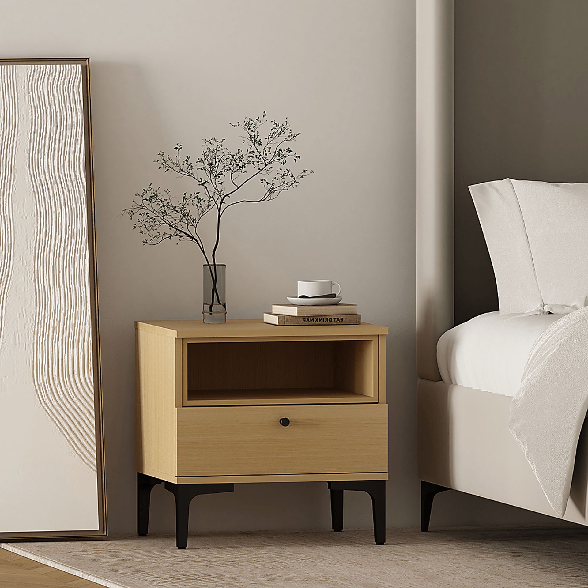 Ashcraft Brown Nightstand - Image 2