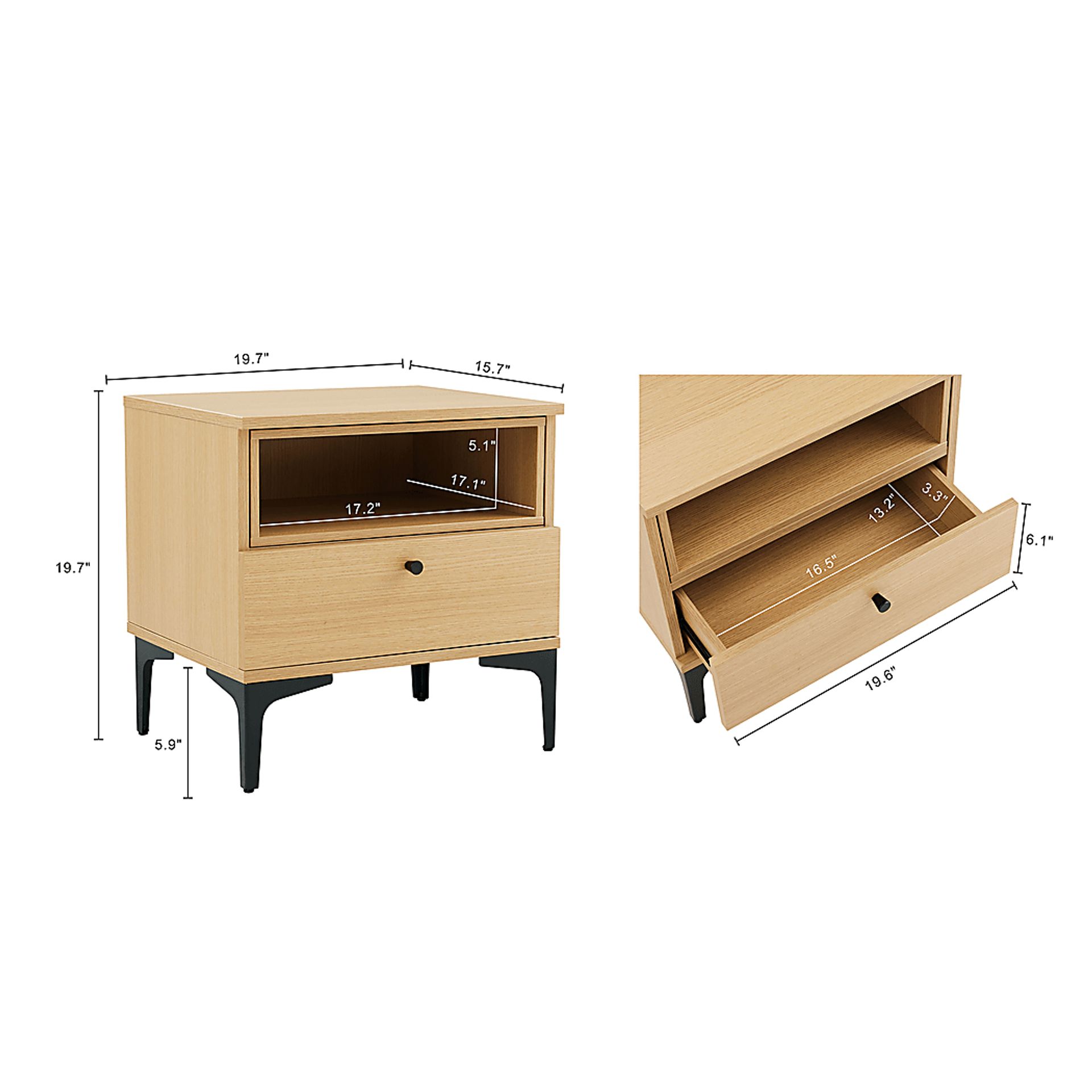 Ashcraft Brown Nightstand - Image 4