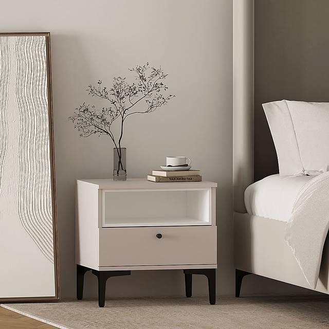 Ashcraft Pink Nightstand - Thumbnail - Image 2
