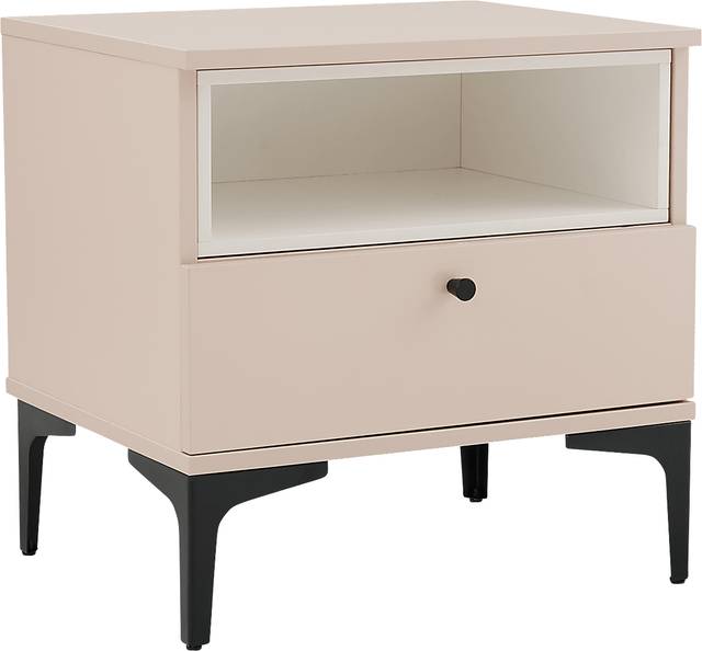 Ashcraft Pink Nightstand - Thumbnail - Image 1