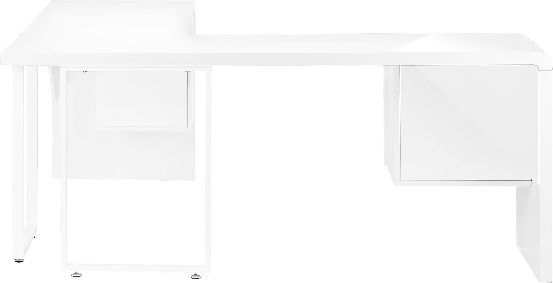 Ashcrest White Desk - Image 2