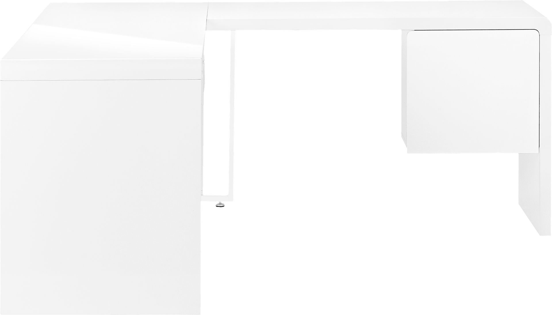 Ashcrest White Desk - Image 3