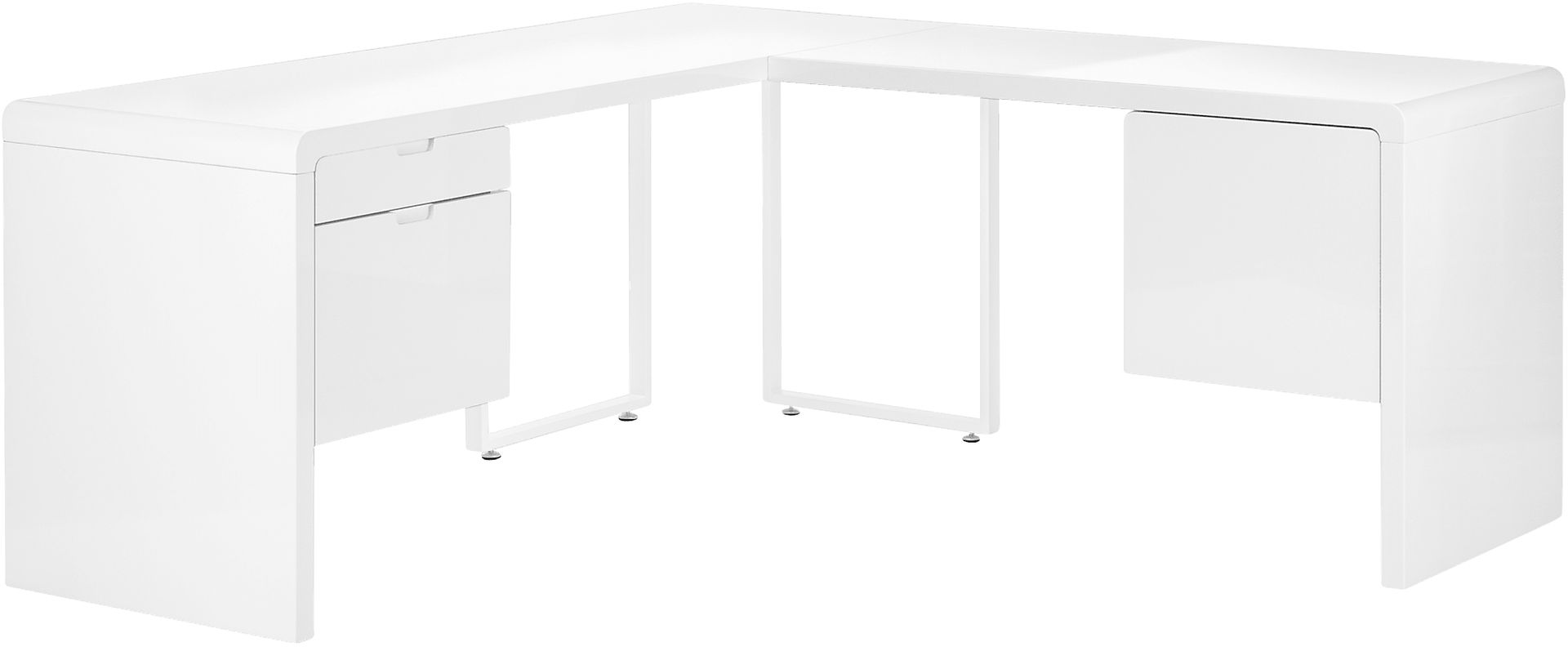 Ashcrest White Desk - Image 1