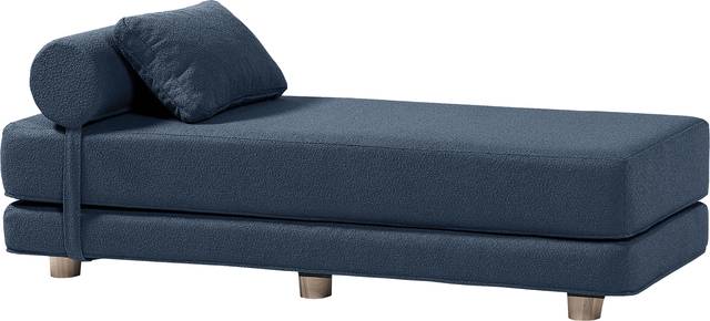 Ashebank Navy Fold-Out Queen Daybed - Thumbnail - Image 1