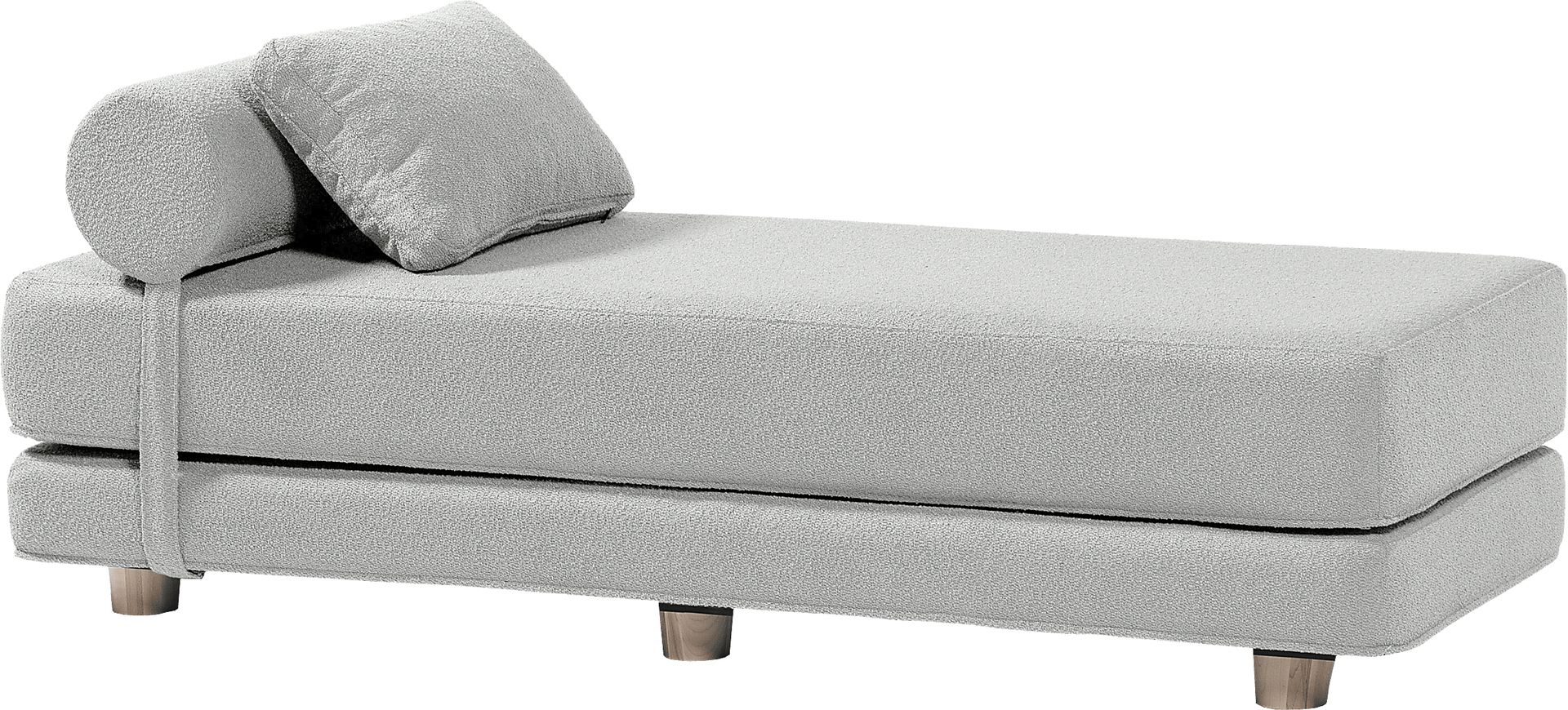 Ashebank Silver Fold-Out Queen Daybed - Image 1