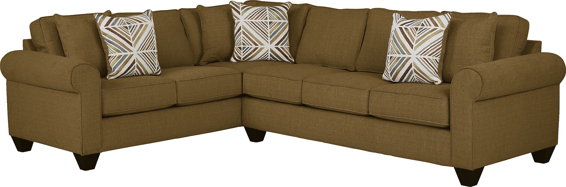 Ashebelle Brown 2 Pc Sectional - Image 1