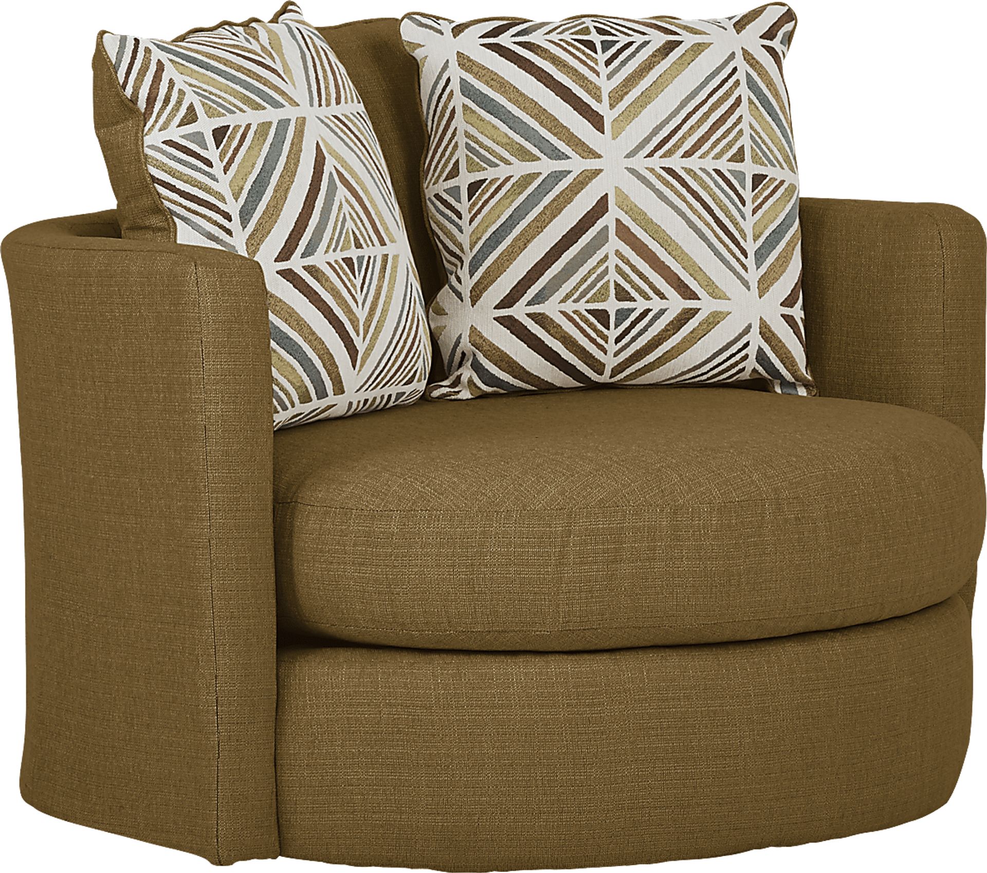 Ashebelle Brown Swivel Chair - Image 1