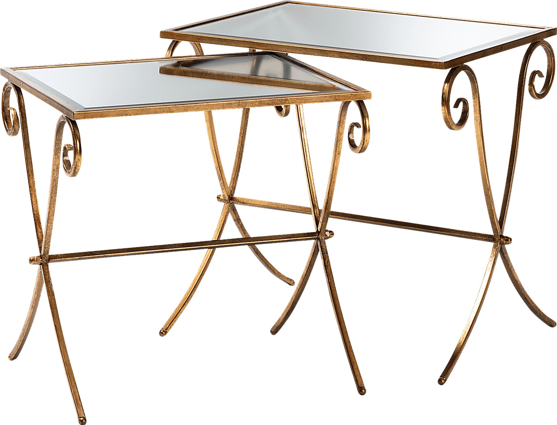 Ashen Gold Nesting Tables - Image 3