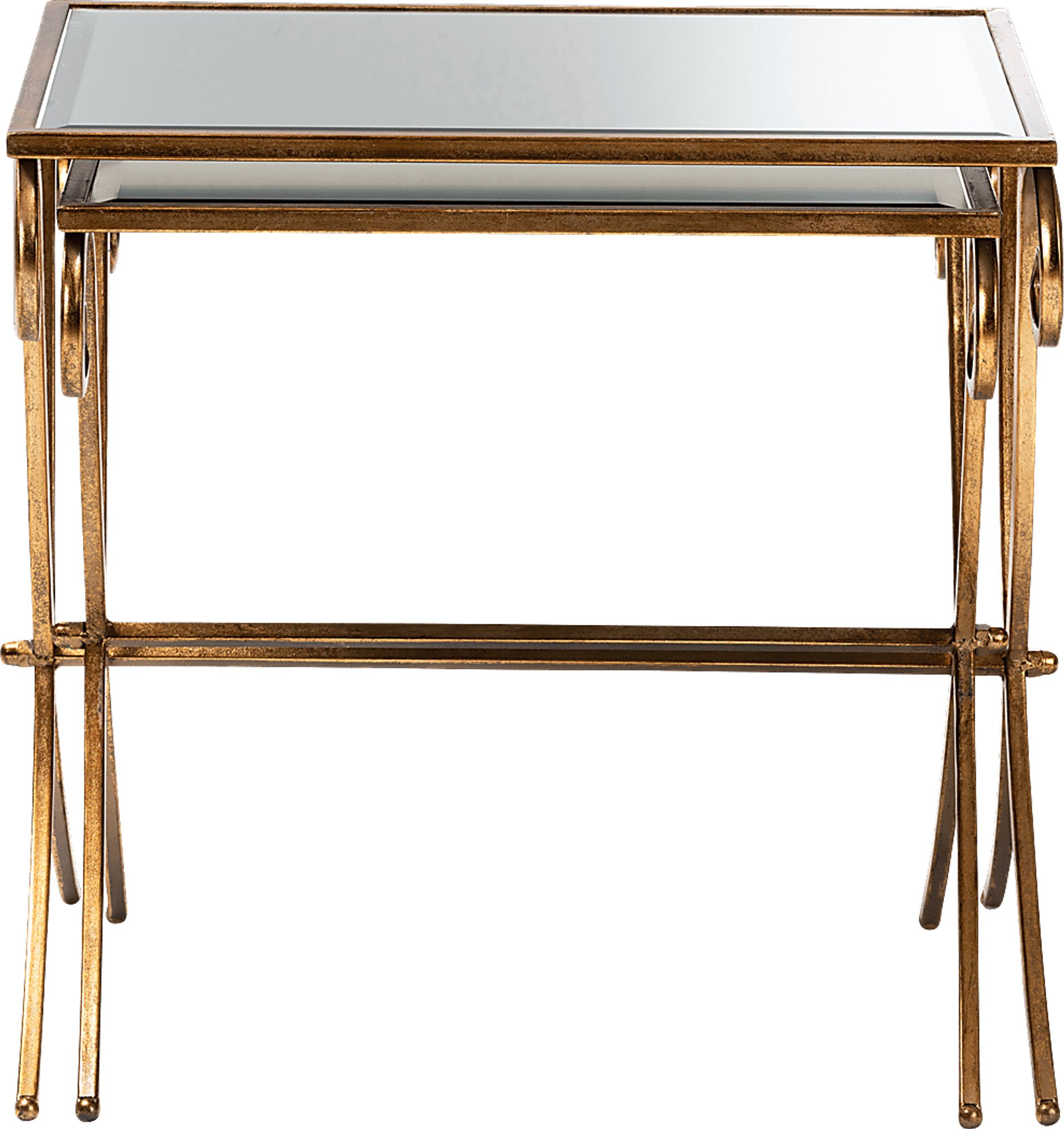 Ashen Gold Nesting Tables - Image 4