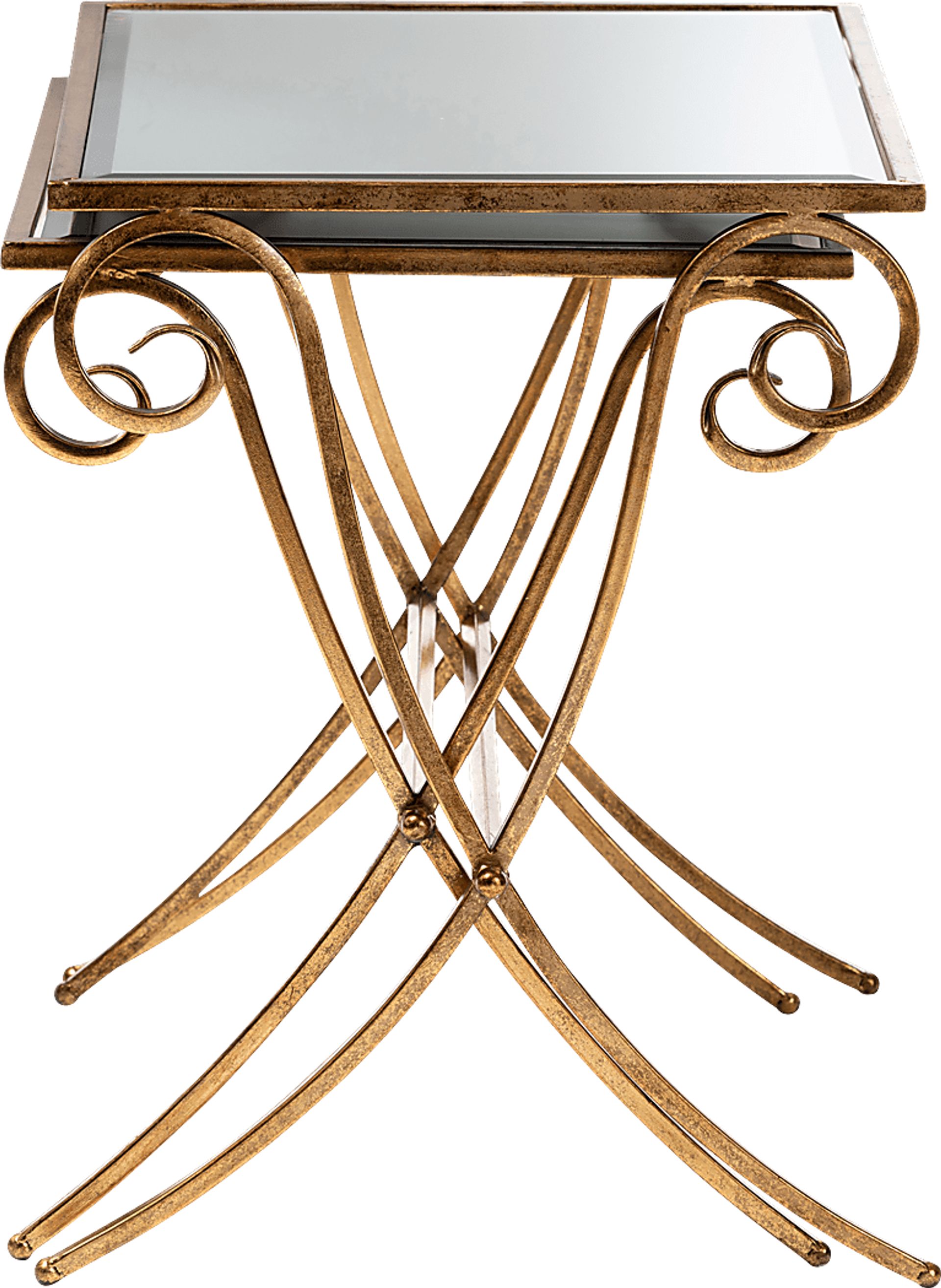 Ashen Gold Nesting Tables - Image 5