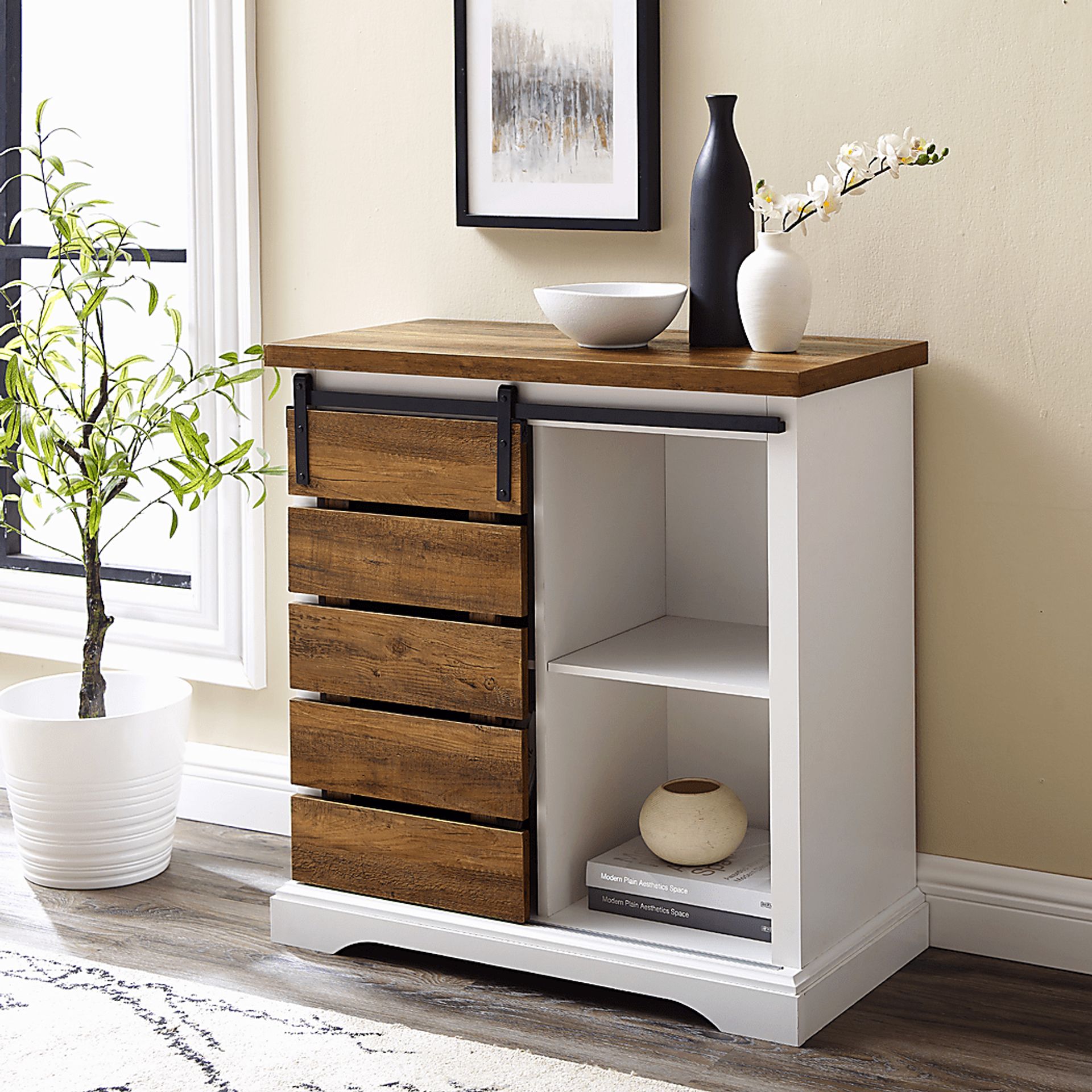 Ashentree White Accent Cabinet - Image 8