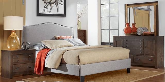 Belfield Silver 3 Pc Queen Bed - Thumbnail - Image 2