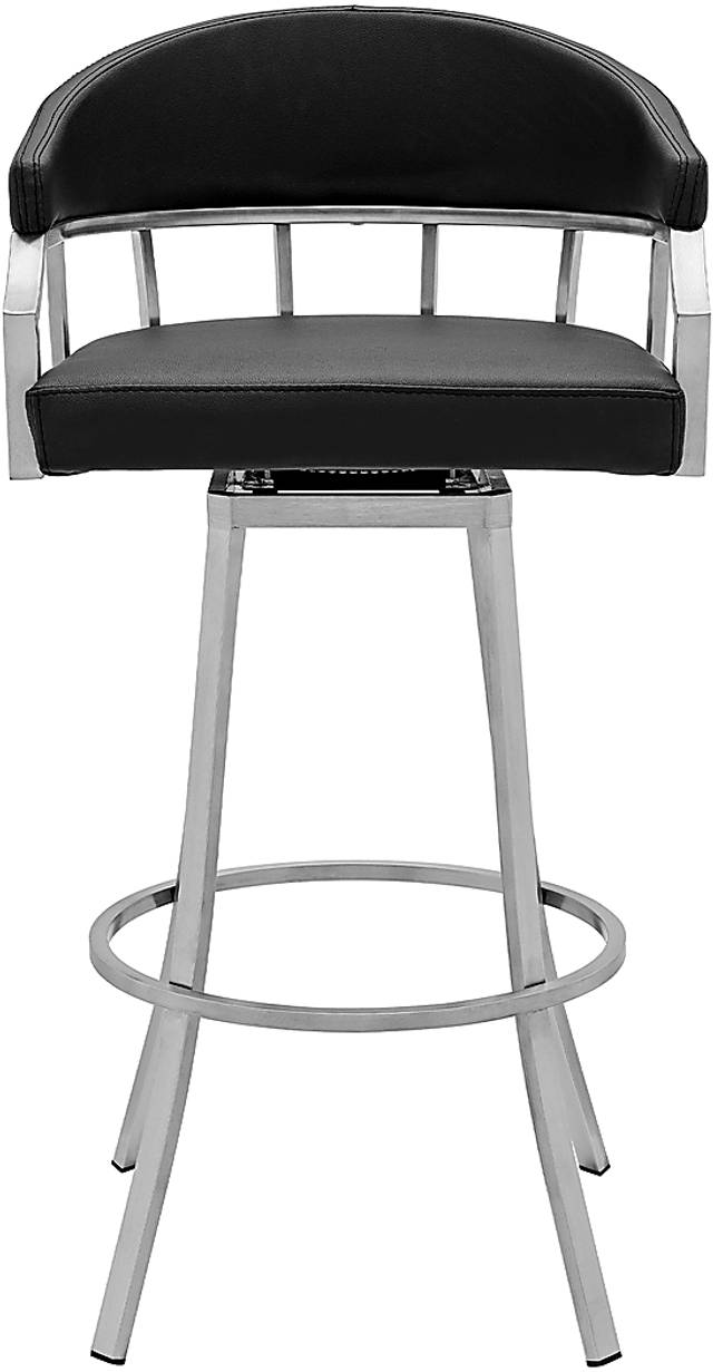 Asherlee Black Barstool - Thumbnail - Image 2
