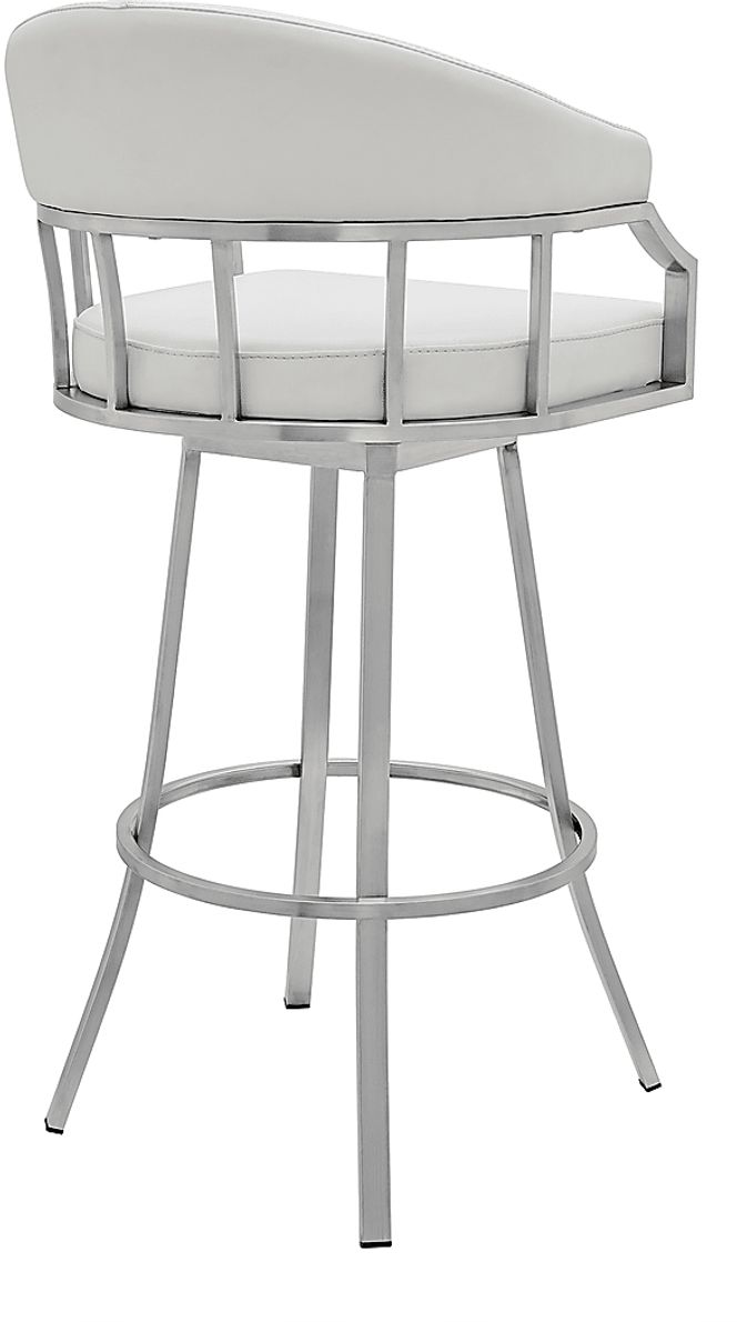Asherlee White Barstool