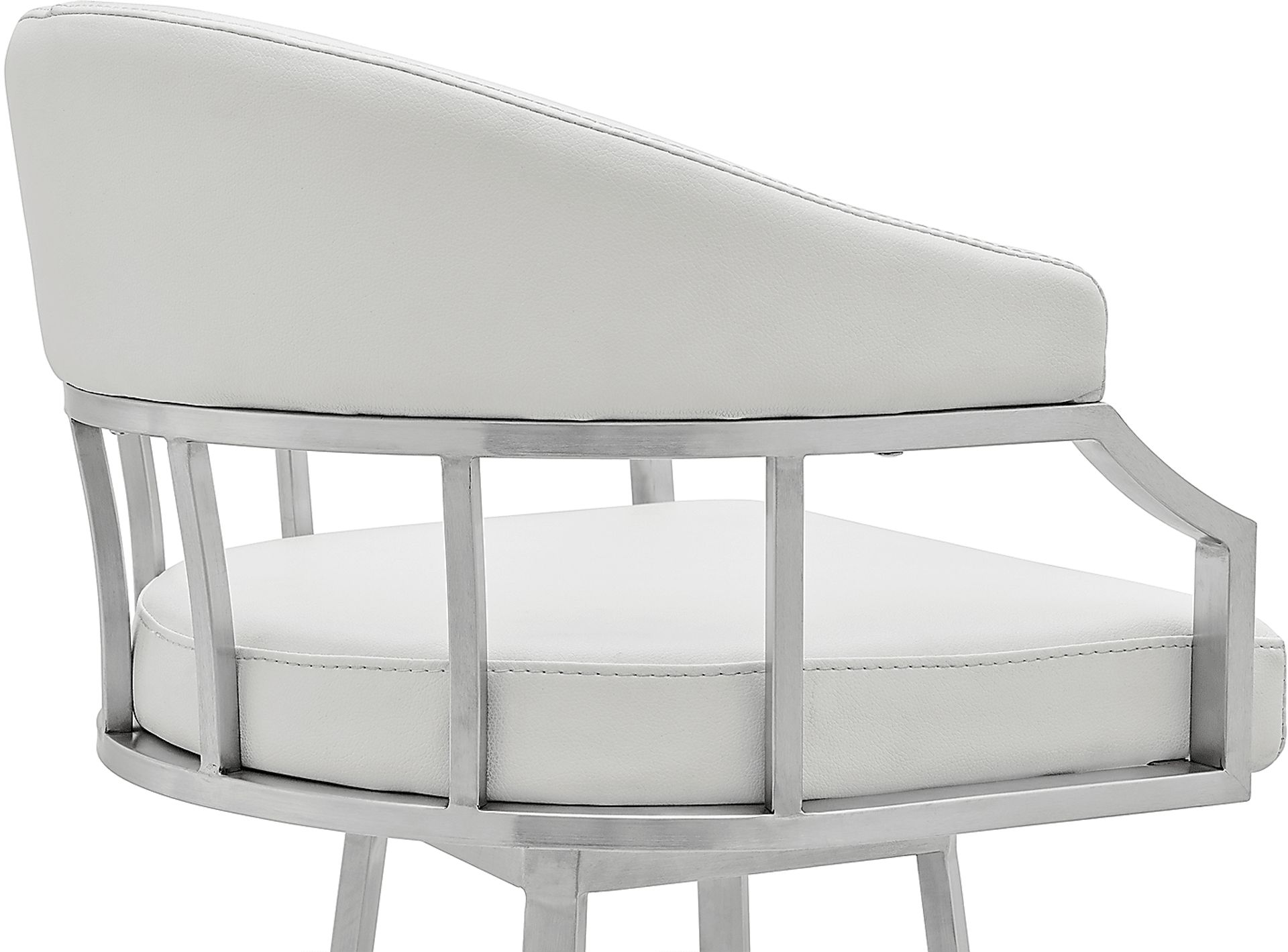 Asherlee White Barstool - Image 5