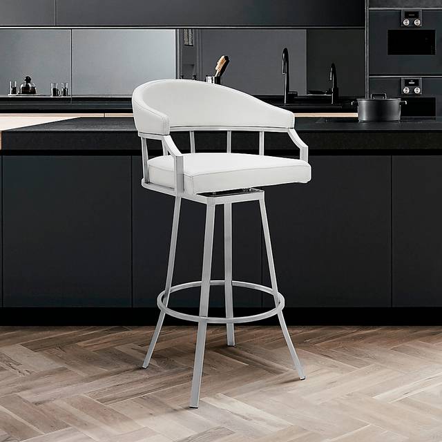 Asherlee White Barstool - Thumbnail - Image 7