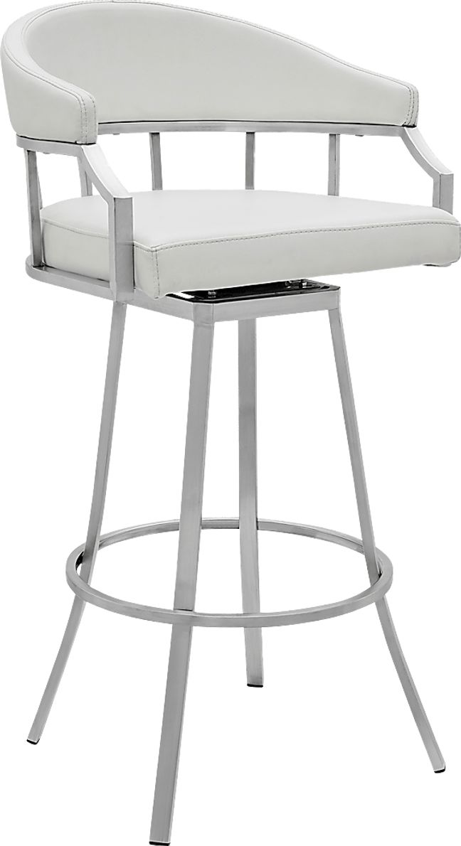Asherlee White Barstool