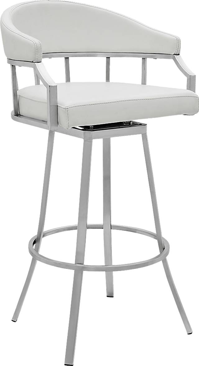 Asherlee White Barstool - Thumbnail - Image 1