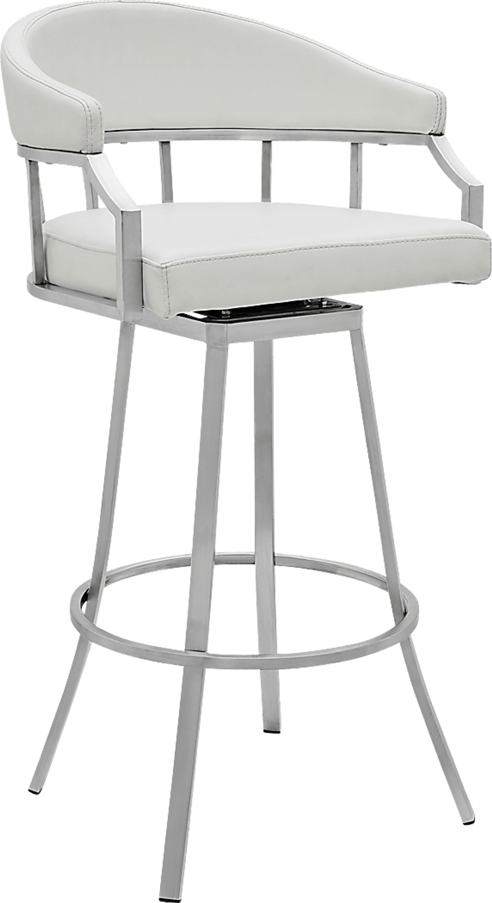 Asherlee White Barstool - Image 1