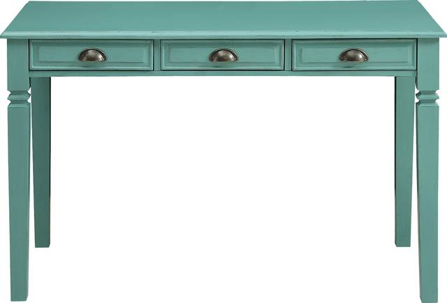 Asherton Teal Desk - Thumbnail - Image 2