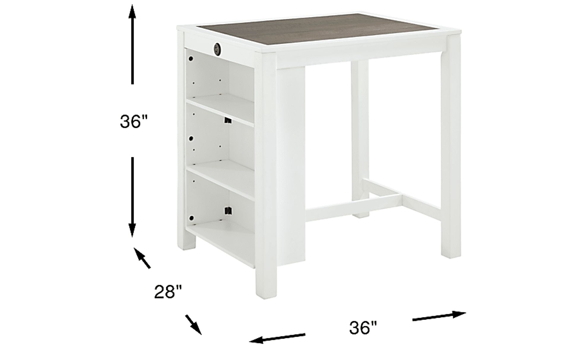 Dimension Image. Please refer to the Dimension Tab on this page for dimension details.