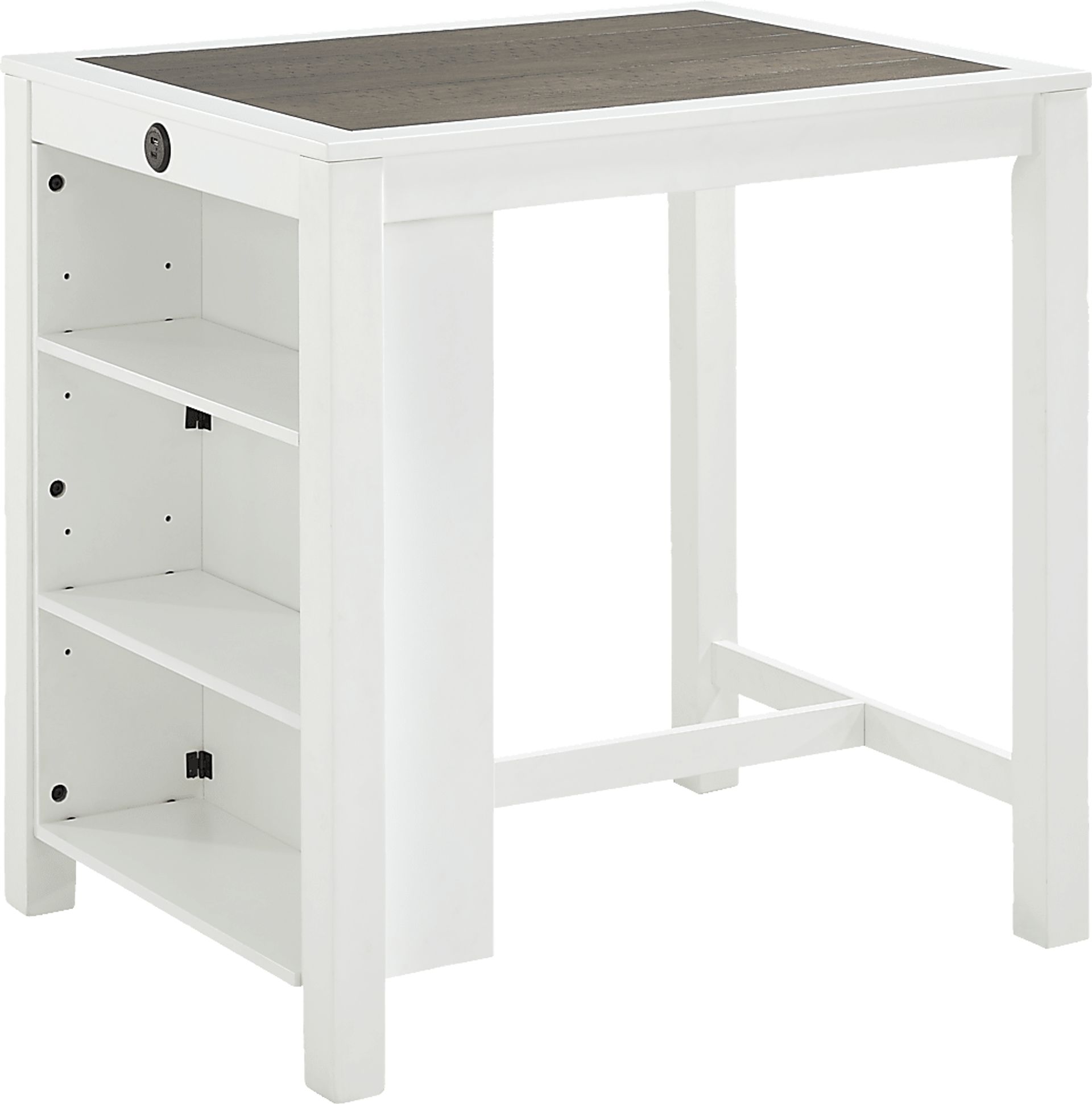Asheville Heights White 3 Pc Counter Height Dining Room - Image 2