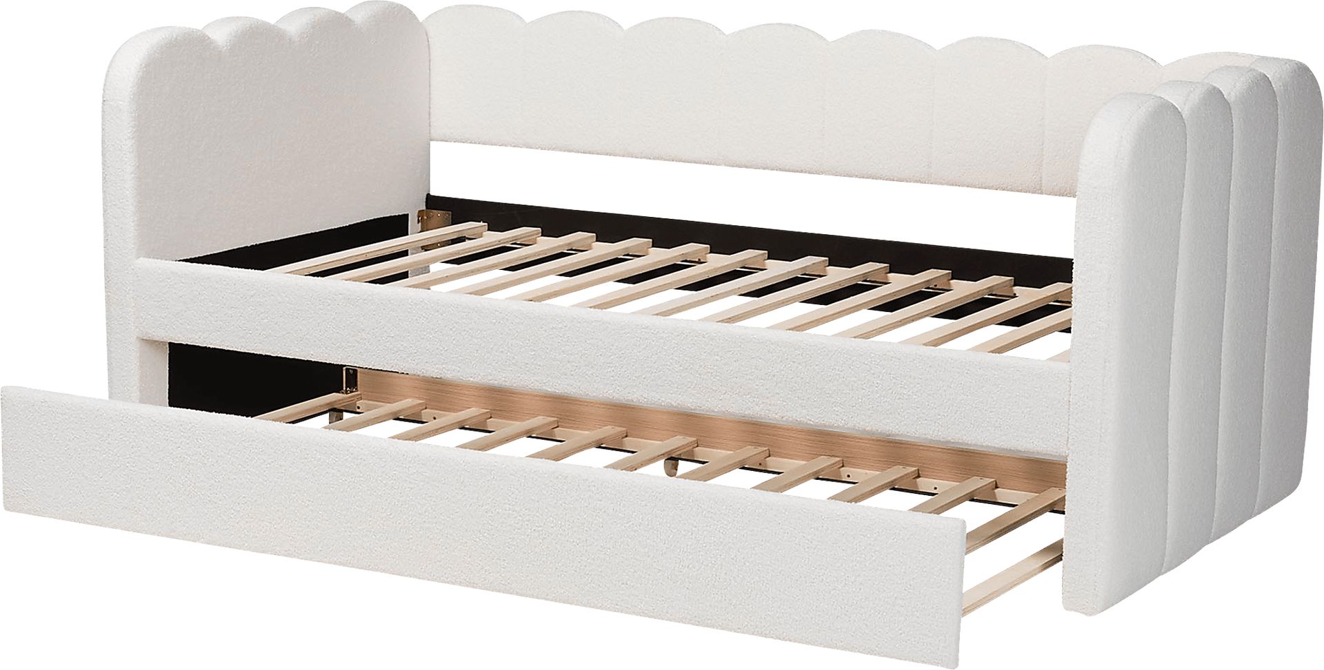 Ashia Cream Daybed with Trundle - Image 4