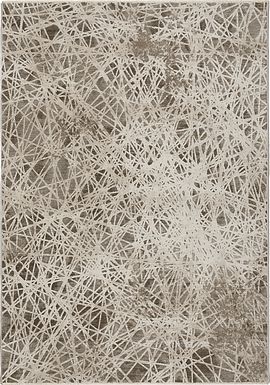 Ashile Taupe 5'3 x 7'8 Rug