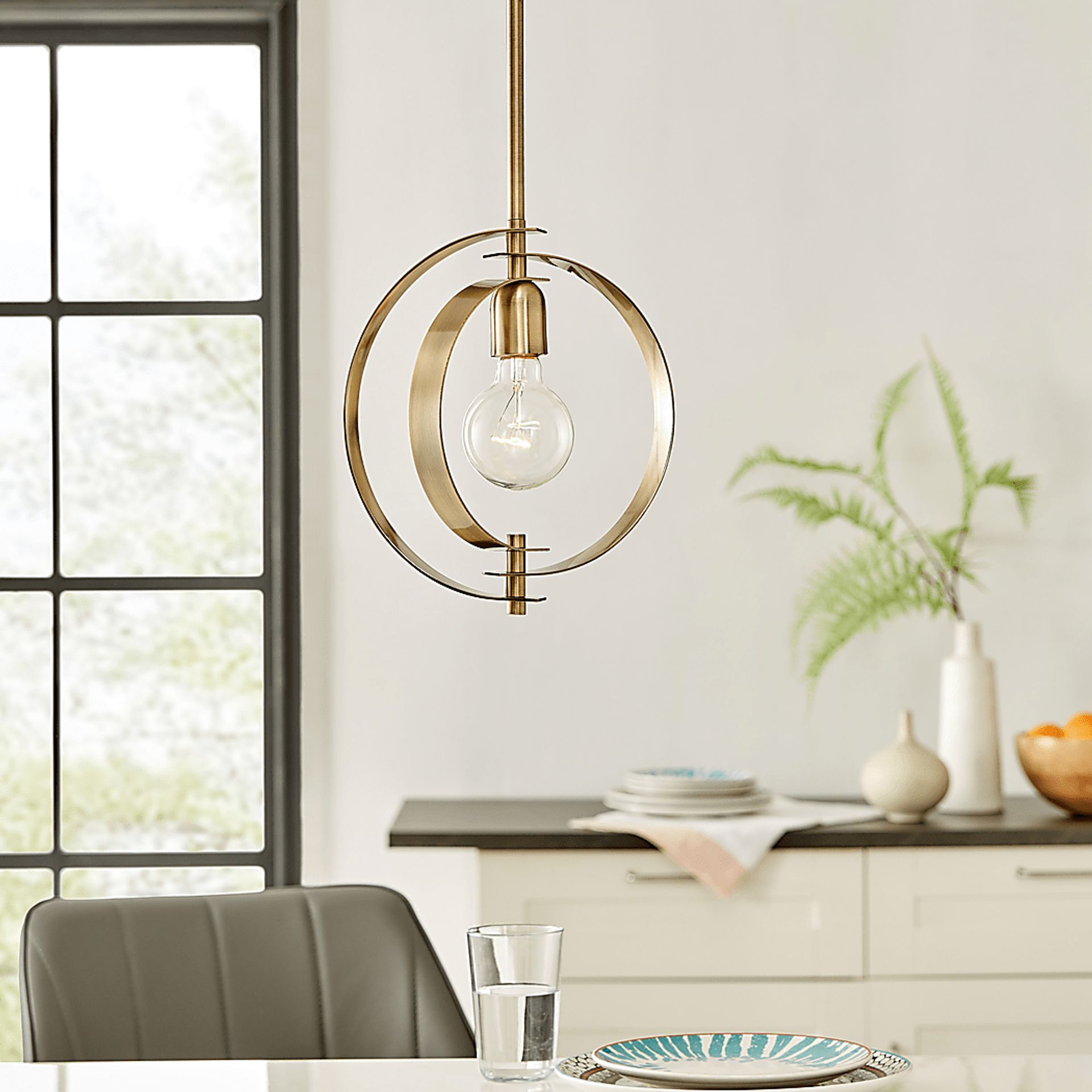Ashley Lane Brass Pendant - Image 3