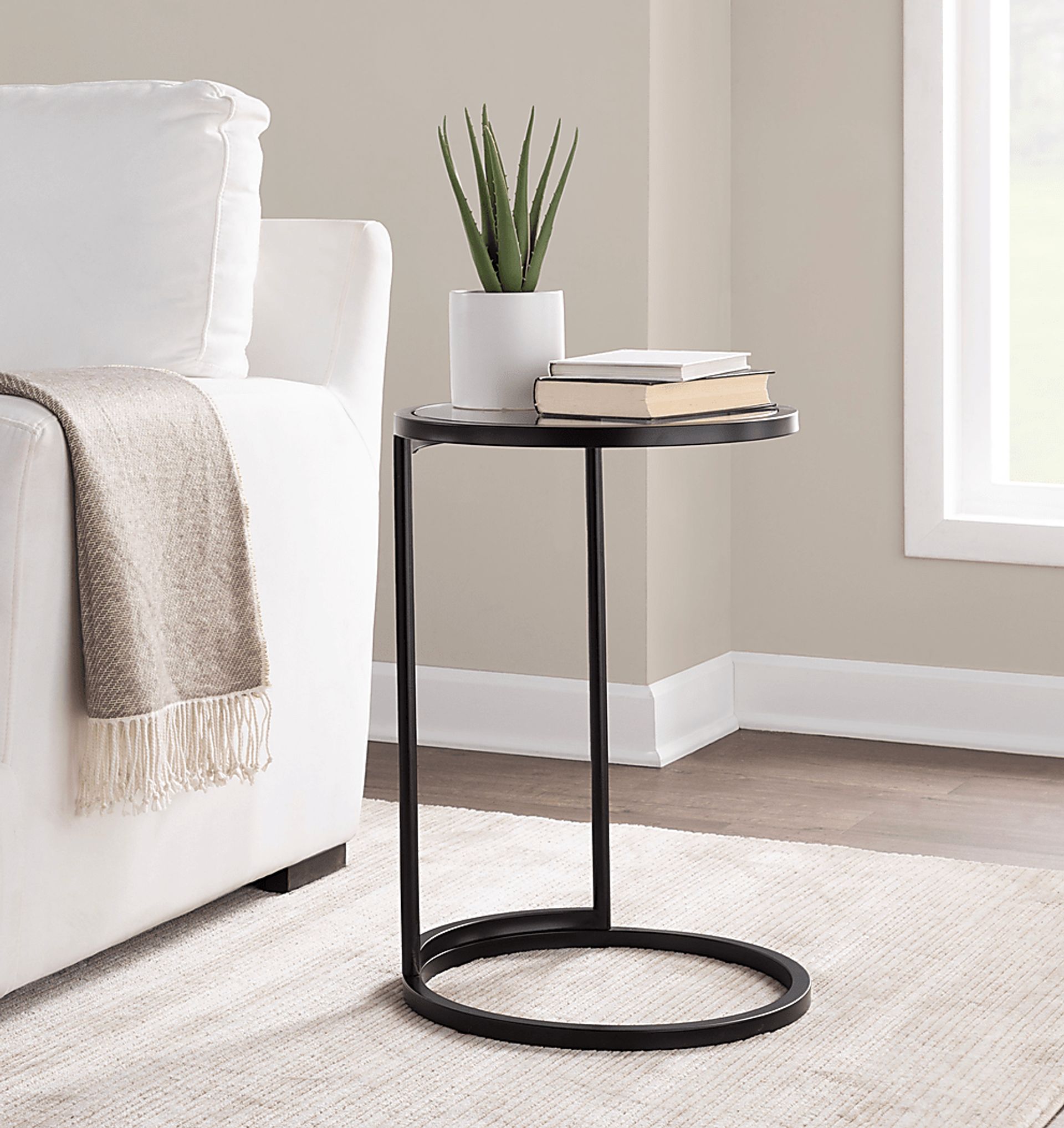 Ashlight Black End Table - Image 2