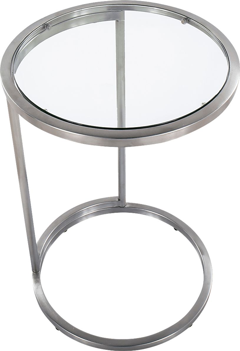 Ashlight Silver End Table