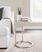 Ashlight Silver End Table