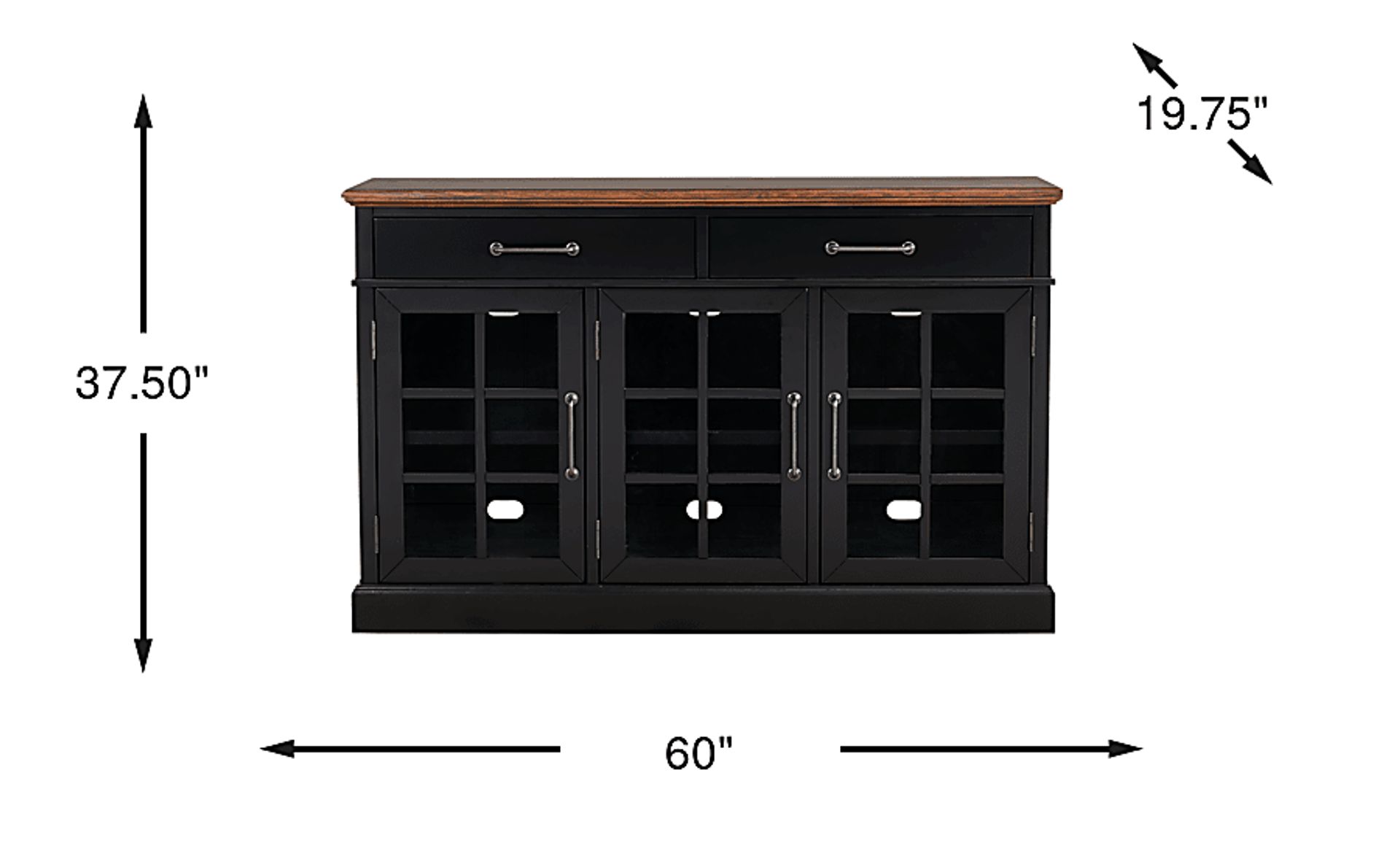 Dimension Image. Please refer to the Dimension Tab on this page for dimension details.