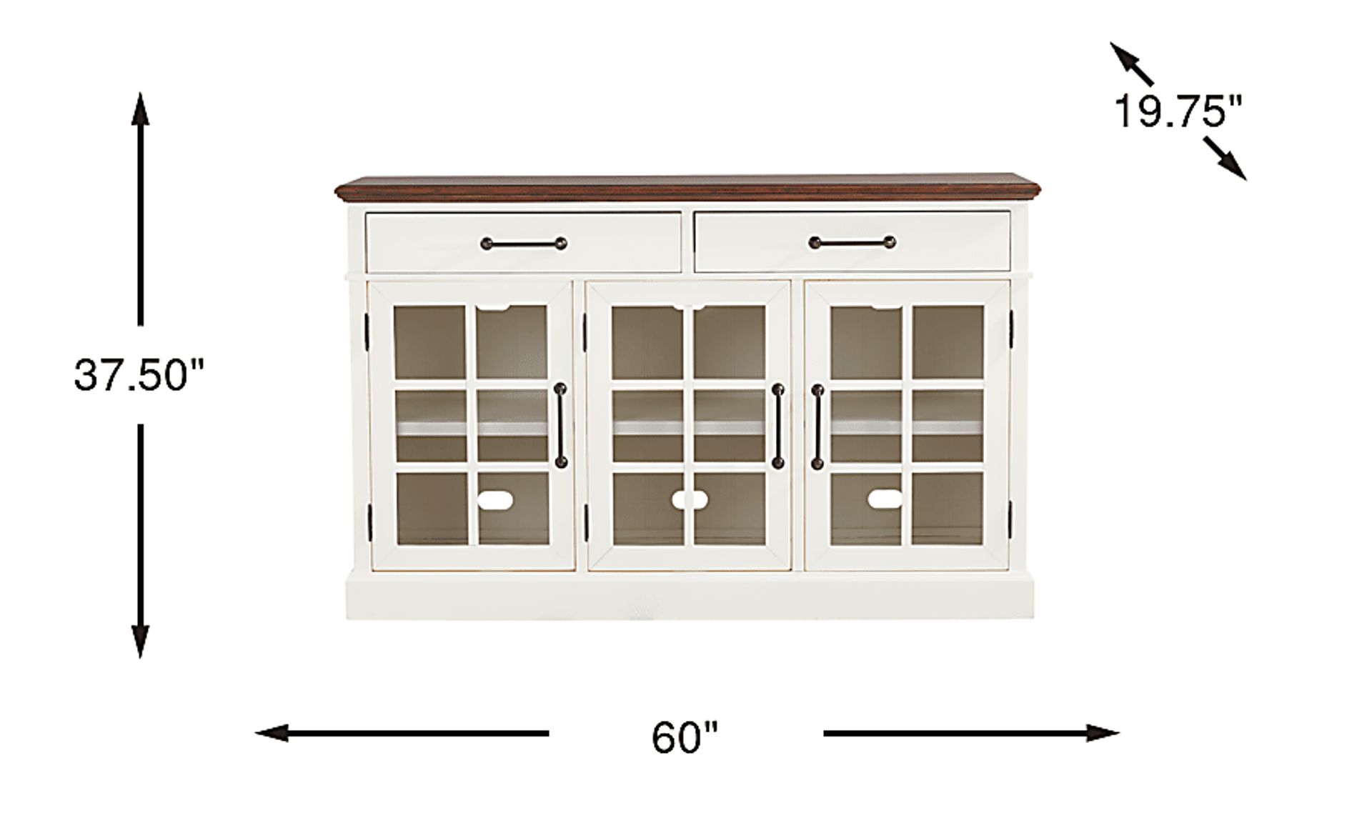 Dimension Image. Please refer to the Dimension Tab on this page for dimension details.