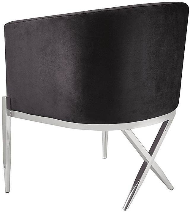 Ashmead Black Accent Chair - Thumbnail - Image 2
