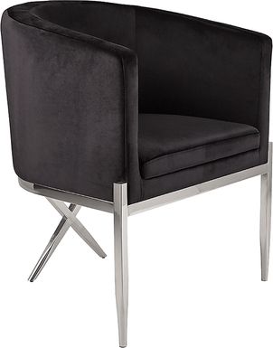 Ashmead Black Accent Chair