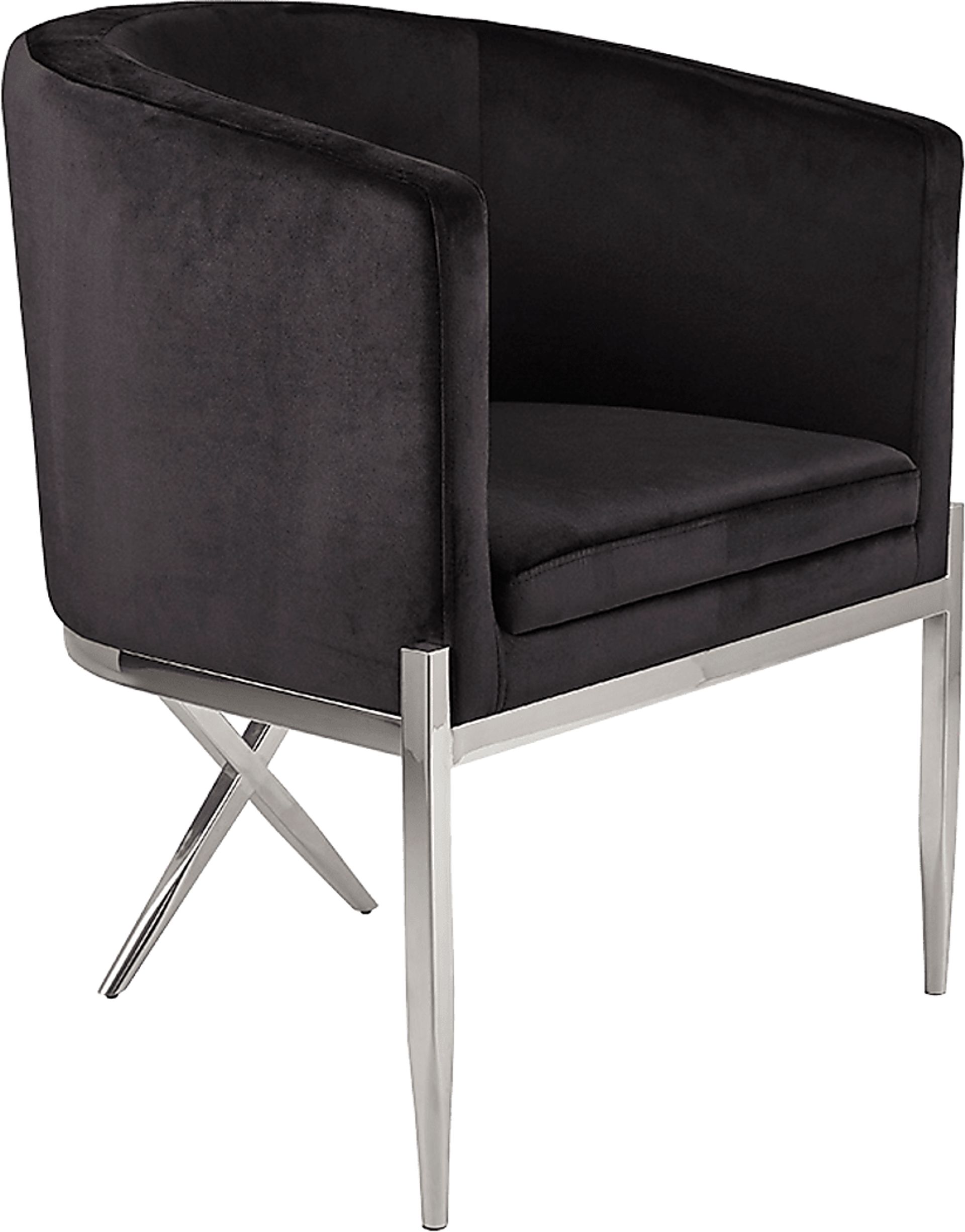 Ashmead Black Accent Chair - Image 1