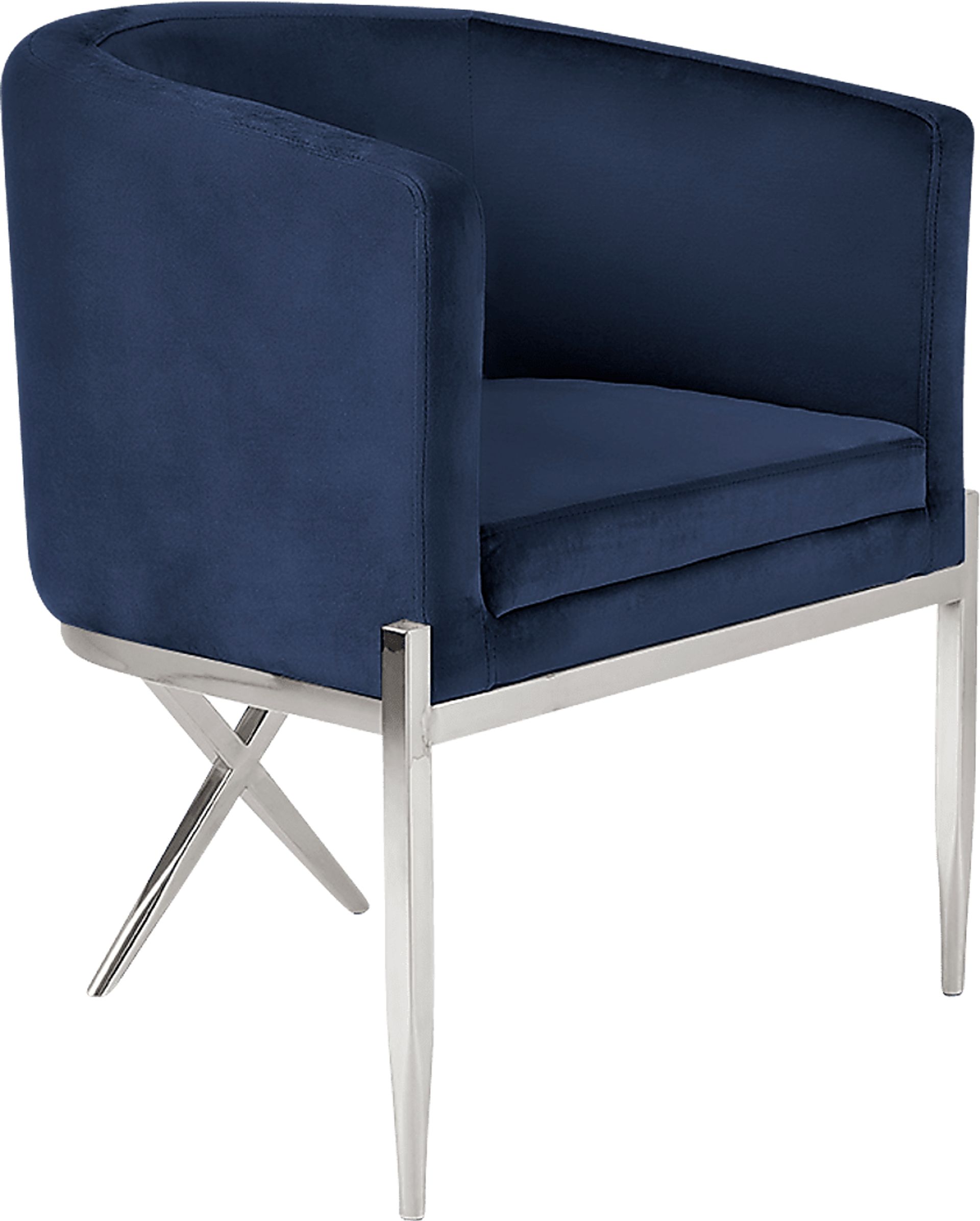 Ashmead Blue Accent Chair - Image 1
