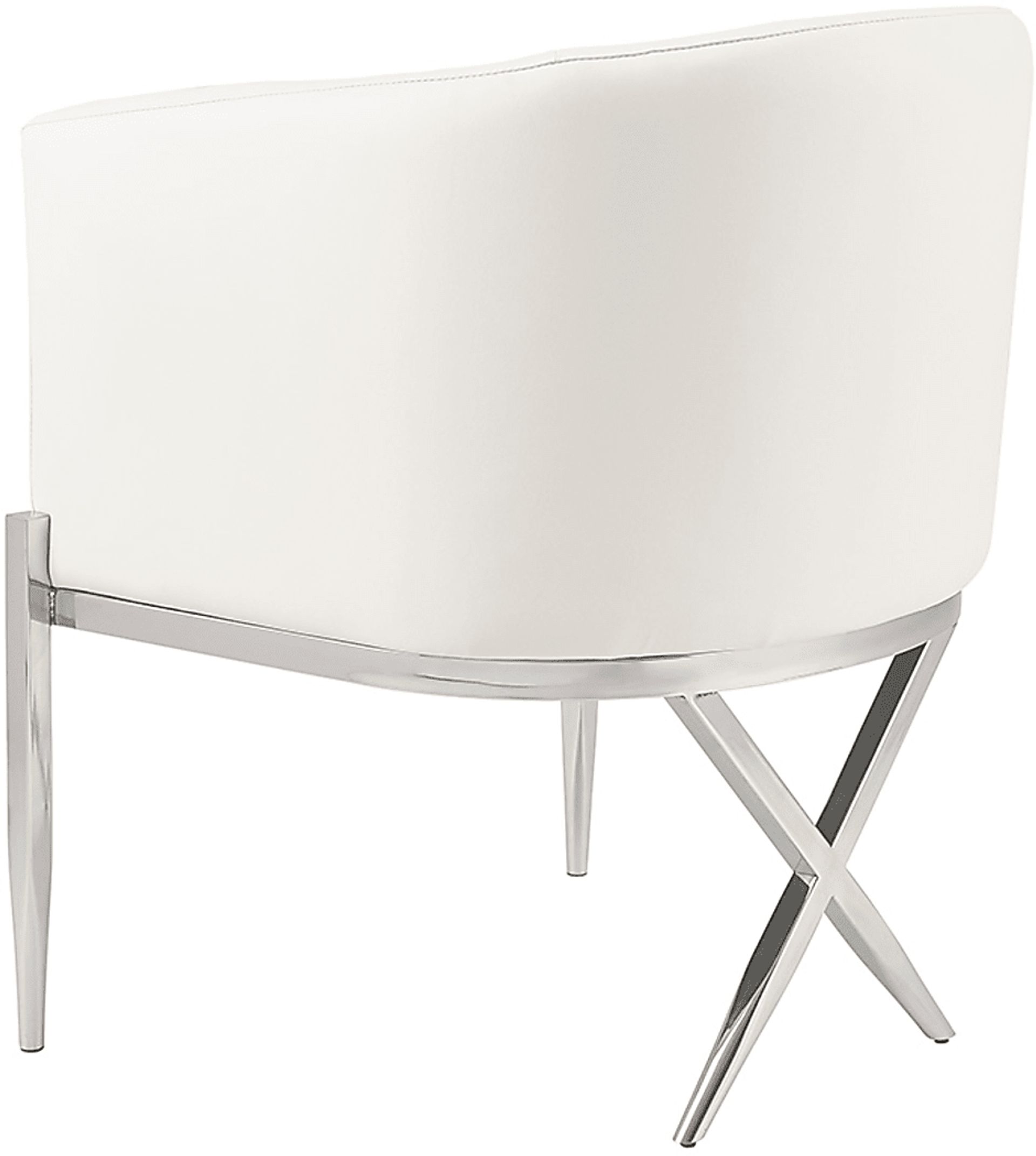Ashmead White Accent Chair - Image 2