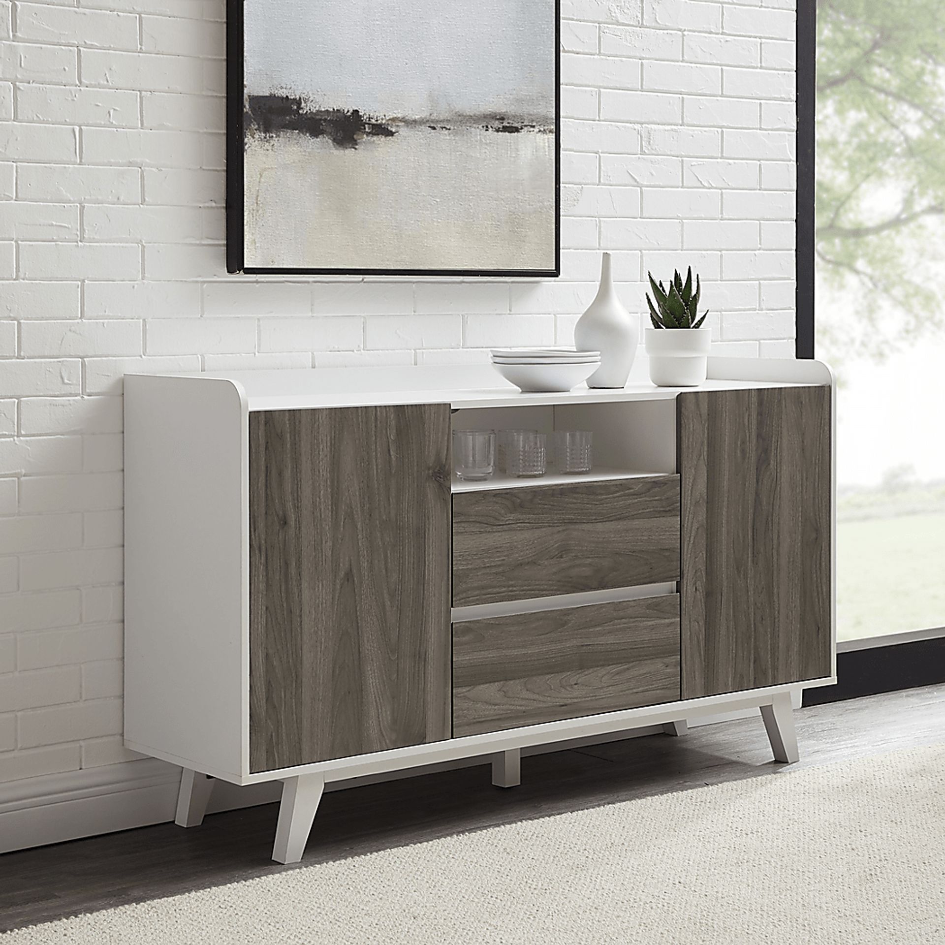 Ashprington Gray Sideboard - Image 5